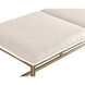 Alley Burnished Brass / Piccolo Prosecco Bench